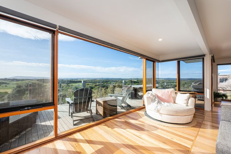 Stunning views across the golf course and beyond