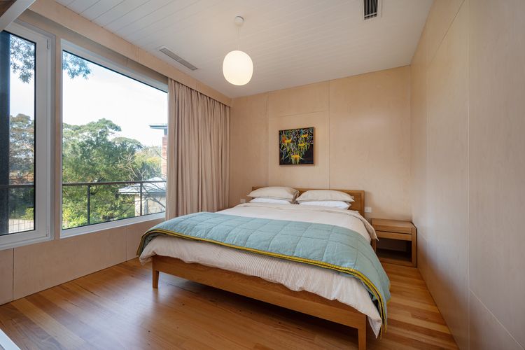 Upstairs bedroom one with King bed 
