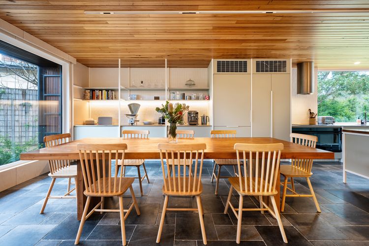 Dining and kitchen 