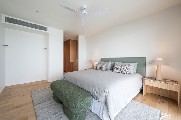 spacious master bedroom