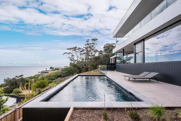Stunning views from the electric heated pool