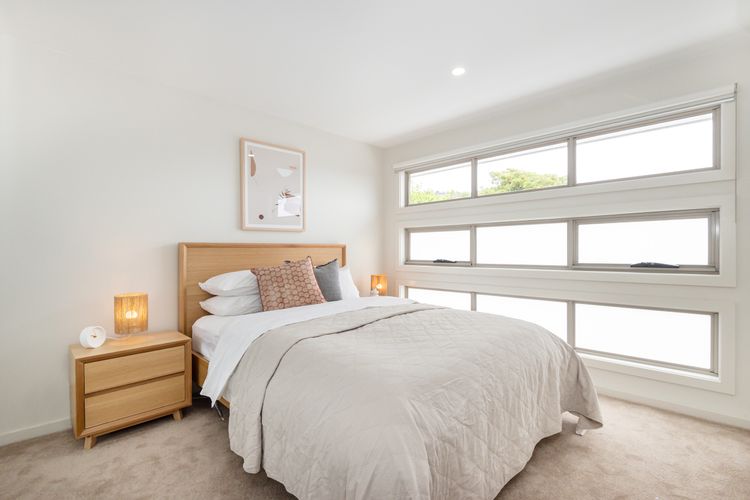 Upstairs bedroom two with Queen bed