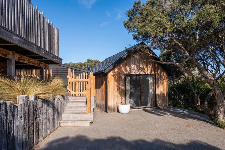 Entrance and the master bedroom retreat 