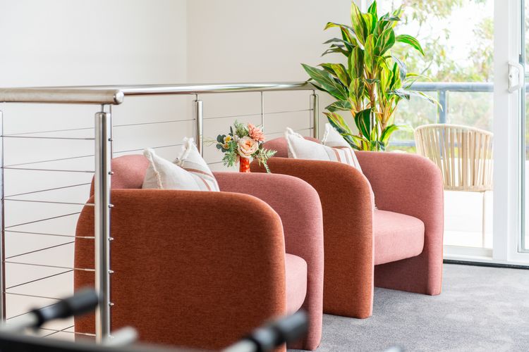 Stylish seating area 