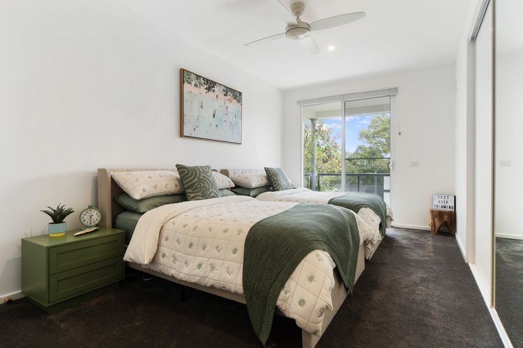 Bedroom with two double beds 