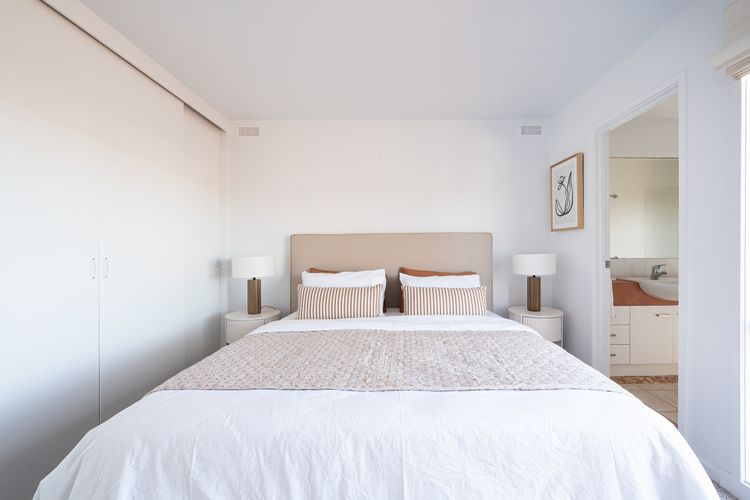 Master bedroom with king bed 