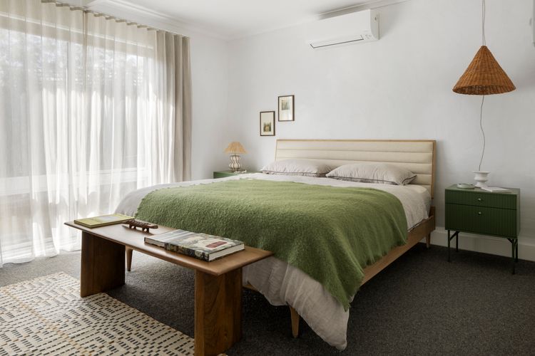 Bedroom with king bed