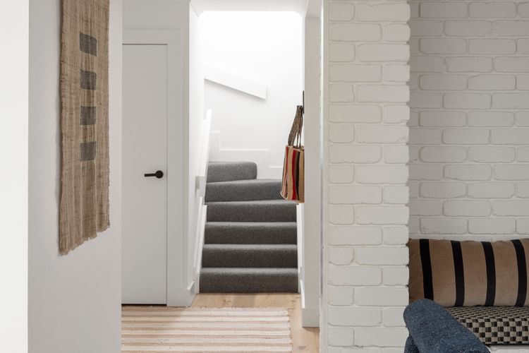 Stairs leading to 3rd lounge space and study area