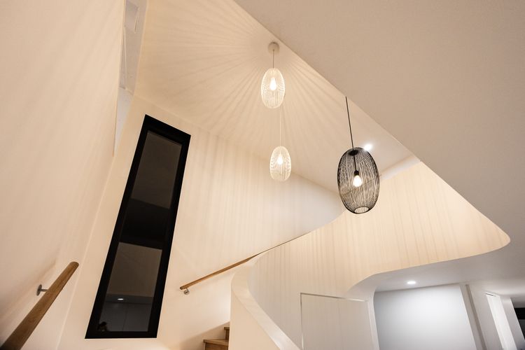 Lighting and decor inside the home