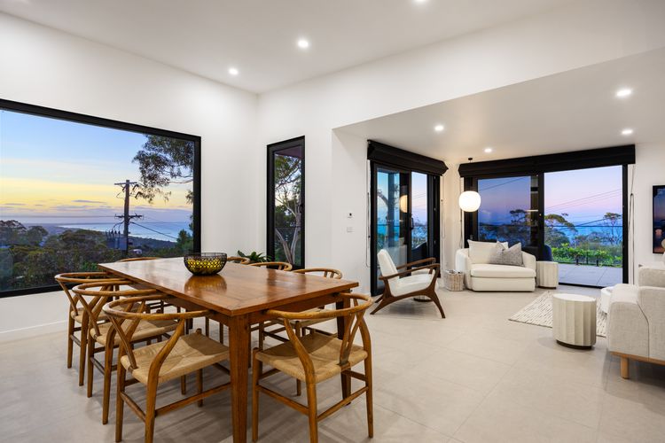 Spectacular views from lounge and dining area