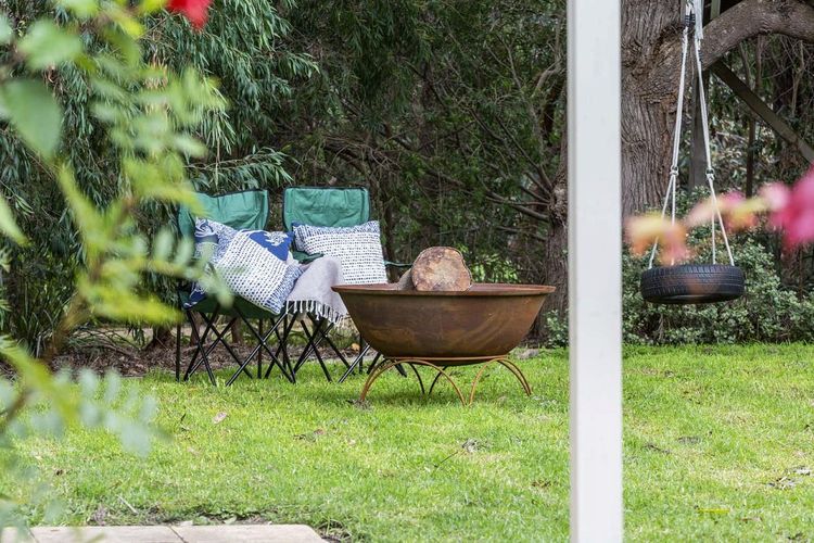 Firepit in Backyard
