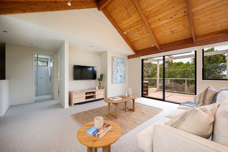 Upstairs Living area with smart TV  and Balcony 