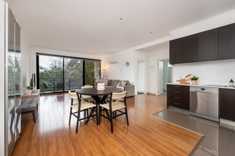 Light and bright living space looking out to nature reserve