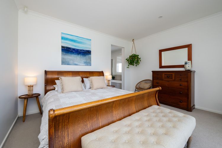 Master bedroom with king bed