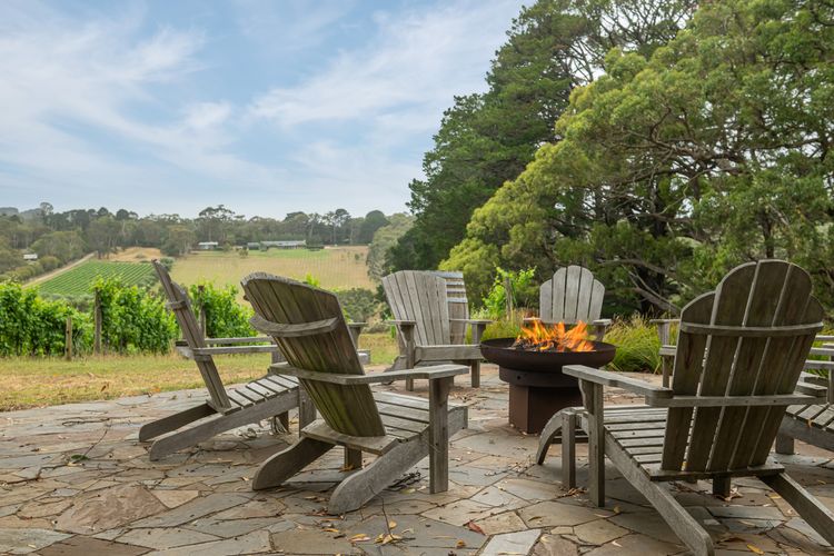 Firepit with seating 