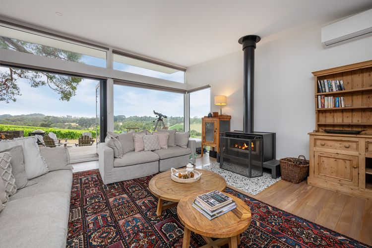 Wood fireplace for the winter getaways 