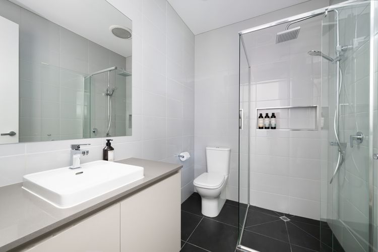 Shower and toilet 