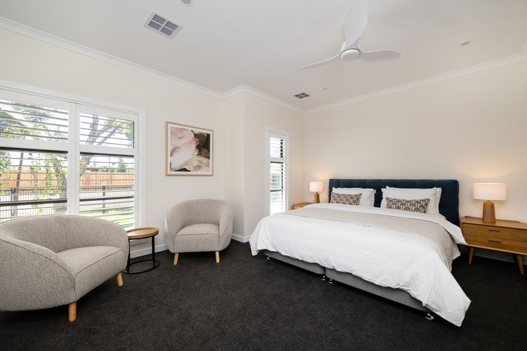 Spacious master bedroom  with king bed 