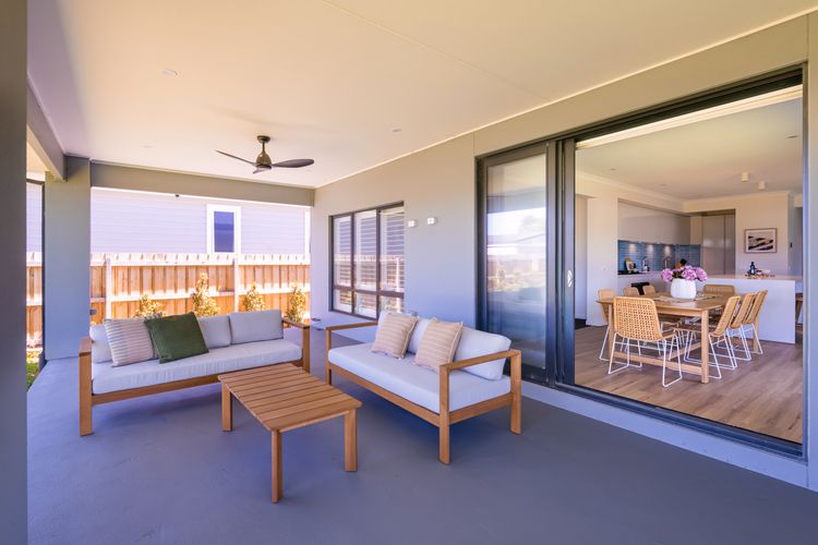 Outdoor seating area 