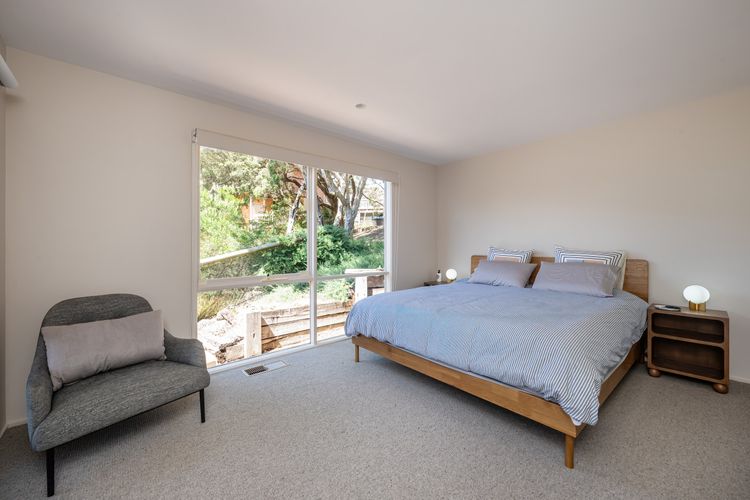 Master bedroom with king bed 