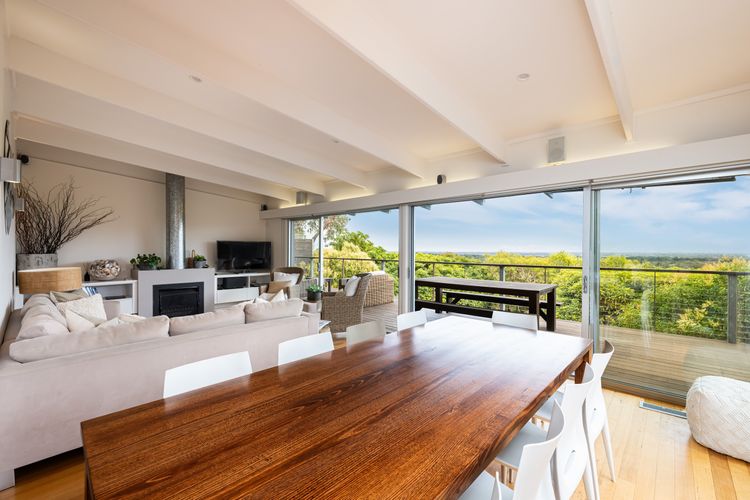 Amazing views from the lounge area, and there is also an alfresco dining area