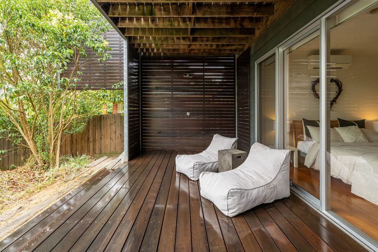 Outdoor seating area