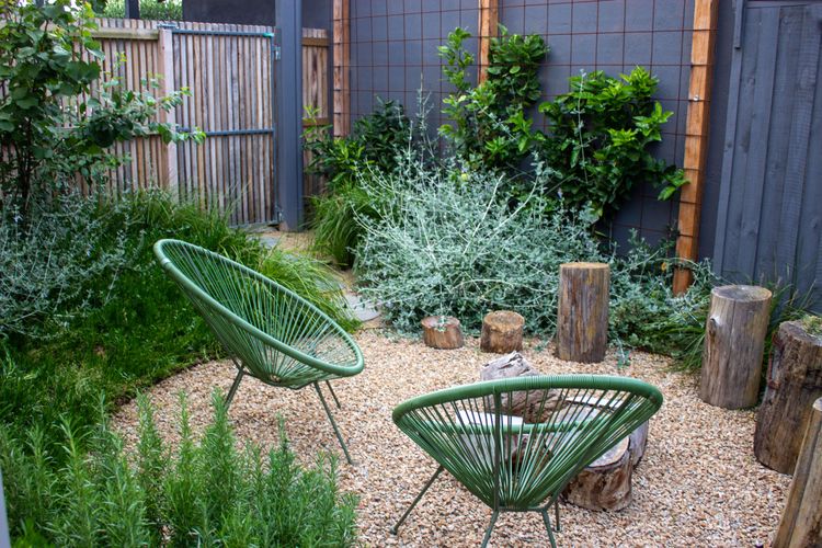 Lush gardens