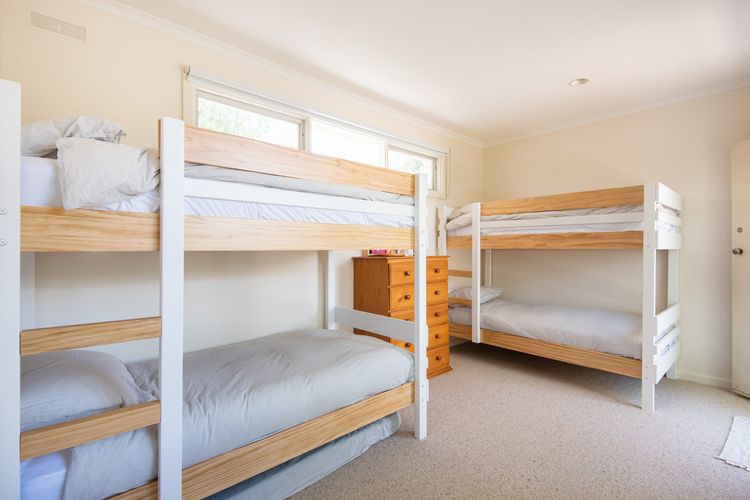 Single bunks plus one trundle mattress