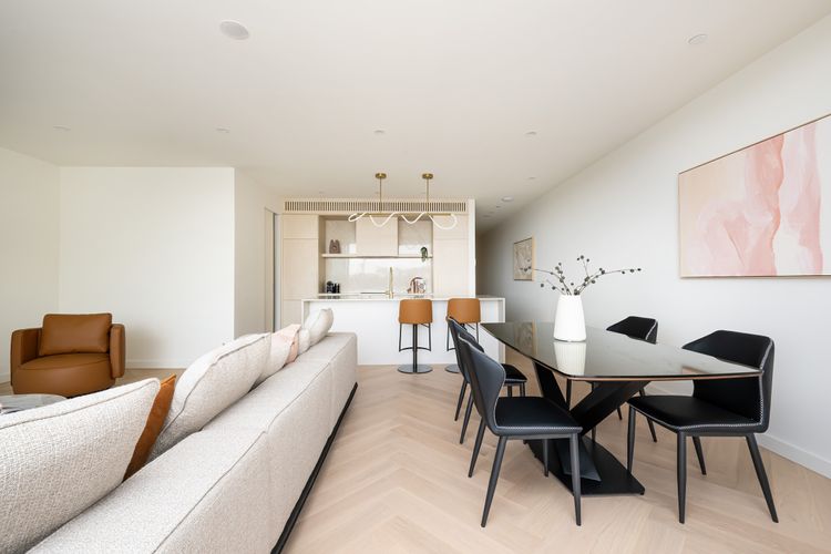 Lounge Dining and Kitchen 