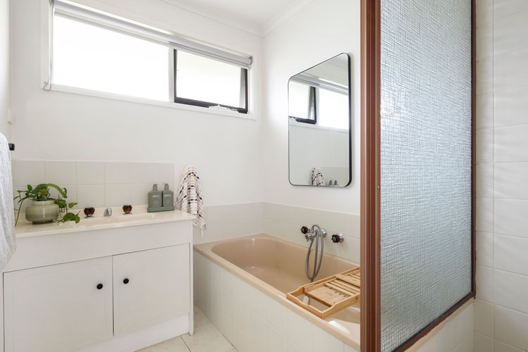 Bathroom with separate bath 