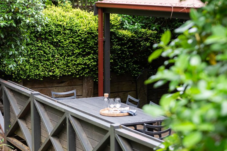 Dining amongst the trees