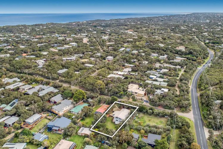 Enjoy the bird's-eye view of our lovely house.