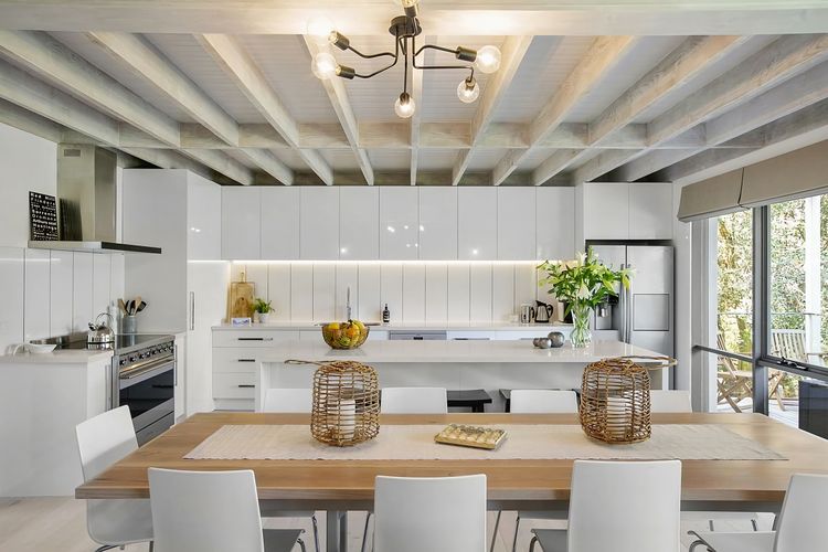 Modern fully equipped kitchen 