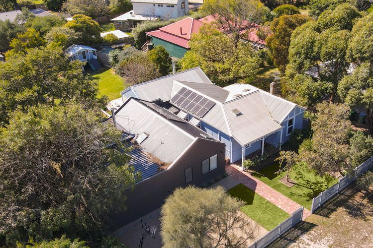 Aerial view of property
