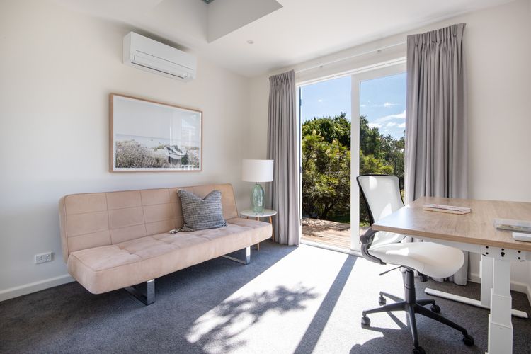 Bedroom five/office: Fold out single sofa bed. 