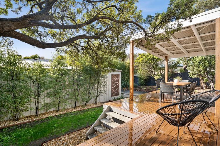 LOVELY OUTDOOR AREA WITH BBQ - DECK HAS NEW RAILING 