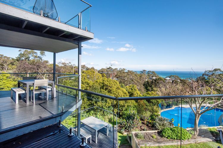 Balcony view of Pool and vistas