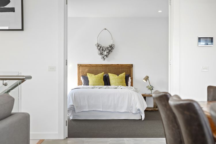 Upstairs master bedroom with ensuite bathroom