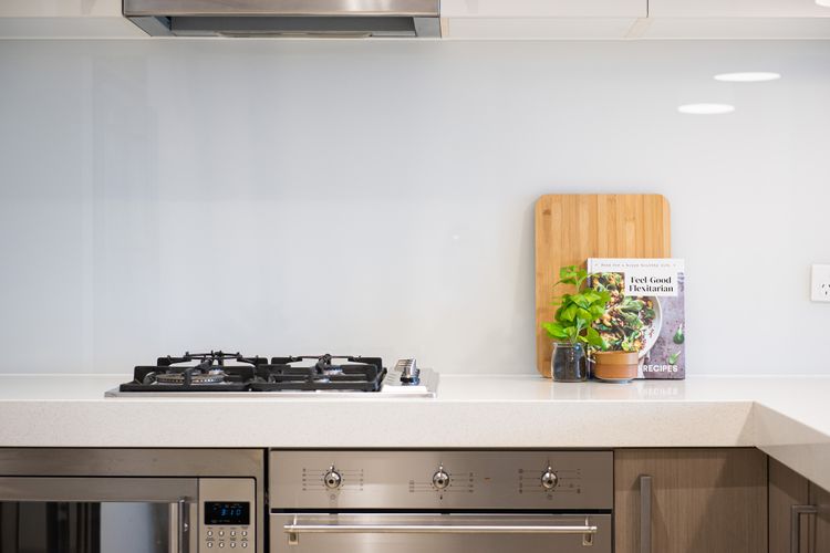 Stove top with rangehood