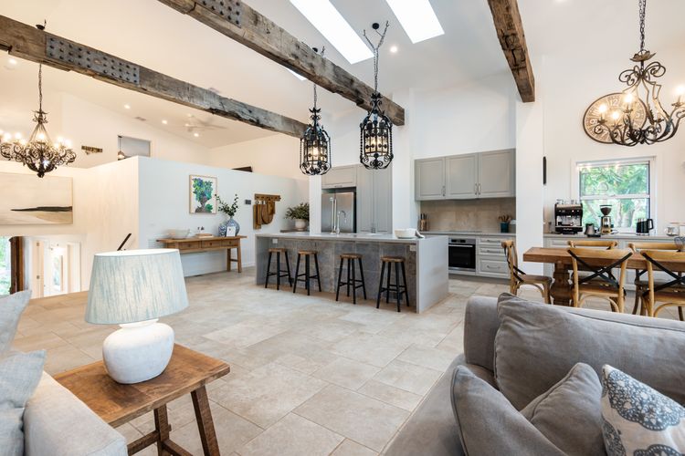 Step into our inviting dining and living room, where comfort, style, and functionality meets.