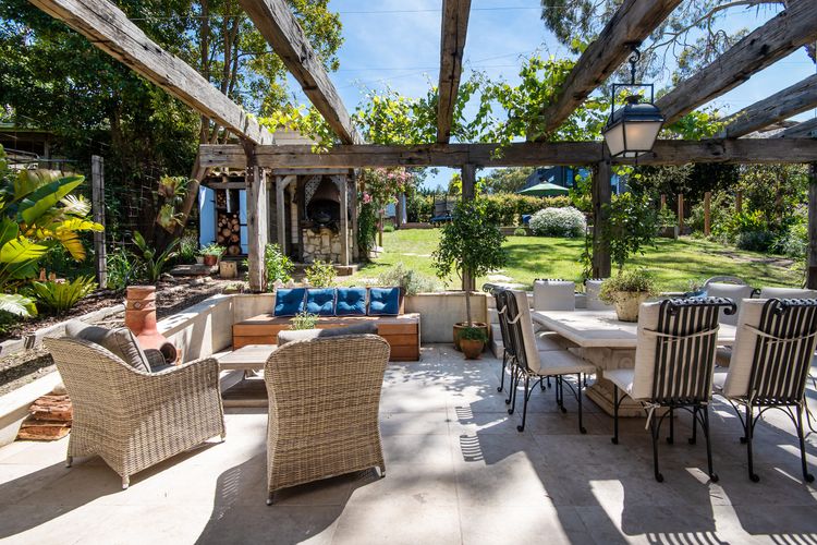 Enjoy the outdoor furniture which offers a picturesque setting.