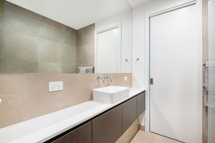 Welcome to our well-appointed toilet, a space designed for comfort, cleanliness, and convenience.