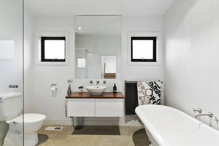 Bathroom with Freestanding Bath