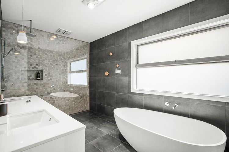 Lux Bathroom with Freestanding Bath