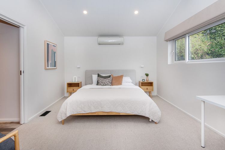 Master bedroom with king bed