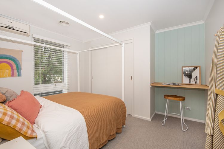 Second bedroom with desk area
