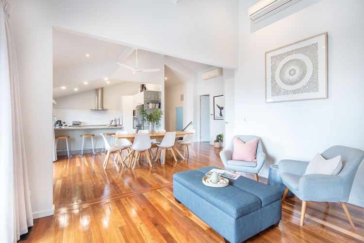 Light filled open plan living