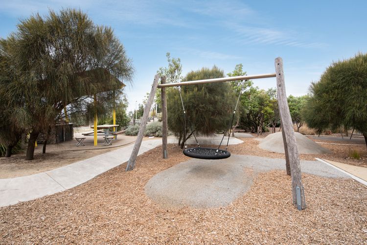 Let the kids hang out on the swing 