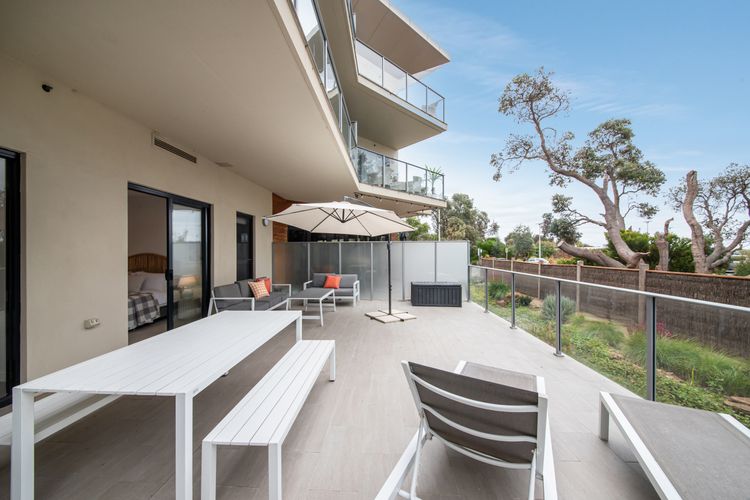 Large outdoor patio- read a book or enjoy a glass of wine.  