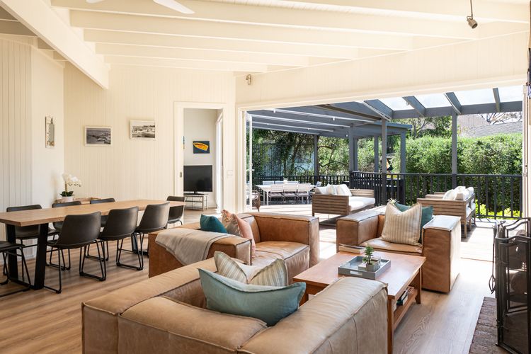 Spacious and comfy seating area 